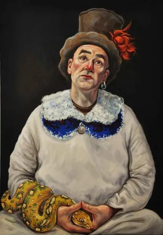 HATİCE BERRAK ÇİÇE — “isimsiz”, 2012 "isimsiz" eseri HATİCE BERRAK ÇİÇE tarafından 2012 yılında 110x80 cm ölçülerinde Tuval üzeri yağlı boya tekniği ile yapılmıştır.