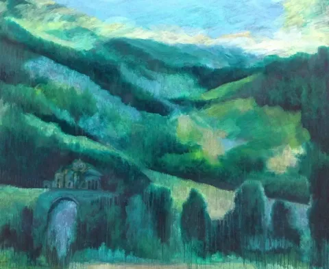 NURHİLAL HARSA — “isimsiz”, 2013 "isimsiz" eseri NURHİLAL HARSA tarafından 2013 yılında 116x140 cm ölçülerinde Tuval üzeri yağlı boya tekniği ile yapılmıştır.