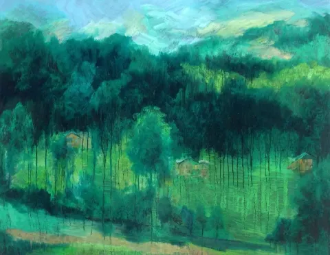 NURHİLAL HARSA — “isimsiz”, 2013 "isimsiz" eseri NURHİLAL HARSA tarafından 2013 yılında 116x140 cm ölçülerinde Tuval üzeri yağlı boya tekniği ile yapılmıştır.