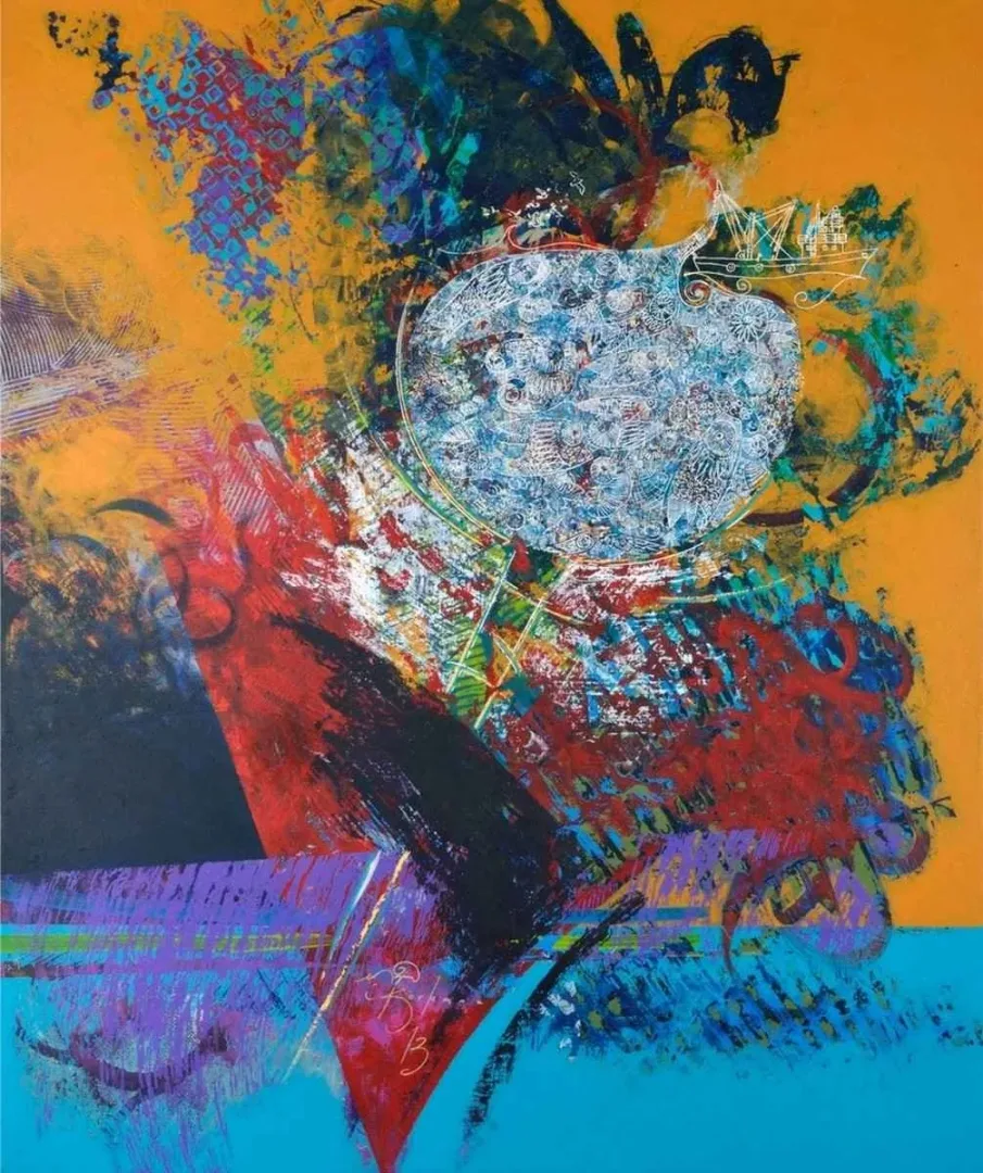ENGİN KORKMAZ — “isimsiz”, 2013 "isimsiz" eseri ENGİN KORKMAZ tarafından 2013 yılında 140x116 cm ölçülerinde Tuval üzeri yağlı boya tekniği ile yapılmıştır.