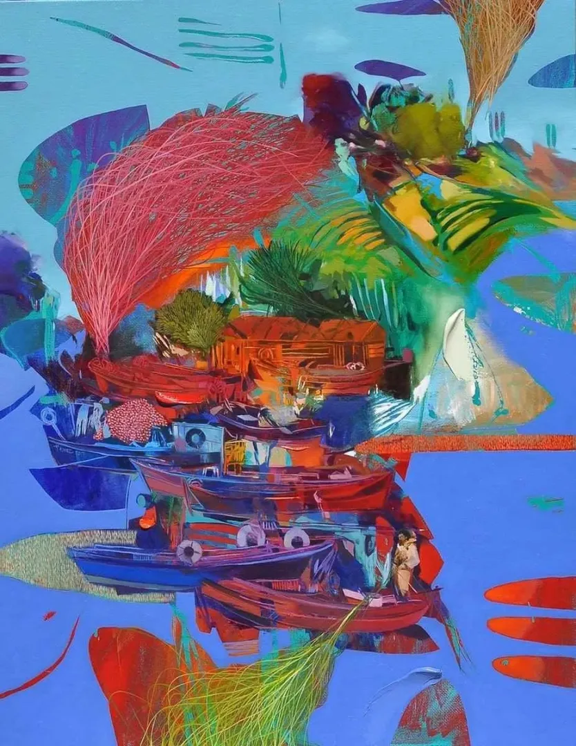 HAKAN ESMER — “isimsiz”, 2013 "isimsiz" eseri HAKAN ESMER tarafından 2013 yılında 93x72 cm ölçülerinde Tuval üzeri yağlı boya tekniği ile yapılmıştır.
