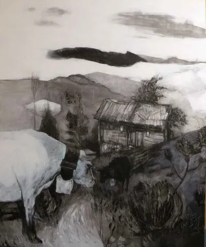 ERCAN AYÇİÇEK — “isimsiz”, 2013 "isimsiz" eseri ERCAN AYÇİÇEK tarafından 2013 yılında 140x116 cm ölçülerinde Tuval üzeri yağlı boya tekniği ile yapılmıştır.