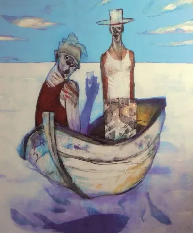 ERCAN AYÇİÇEK — “isimsiz”, 2013 "isimsiz" eseri ERCAN AYÇİÇEK tarafından 2013 yılında 140x116 cm ölçülerinde Tuval üzeri yağlı boya tekniği ile yapılmıştır.