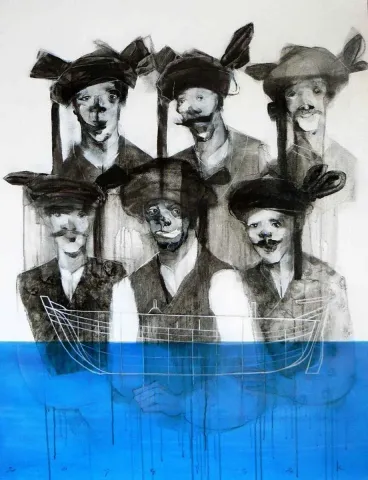 ERCAN AYÇİÇEK — “isimsiz”, 2013 "isimsiz" eseri ERCAN AYÇİÇEK tarafından 2013 yılında 93x72 cm ölçülerinde Tuval üzeri yağlı boya tekniği ile yapılmıştır.