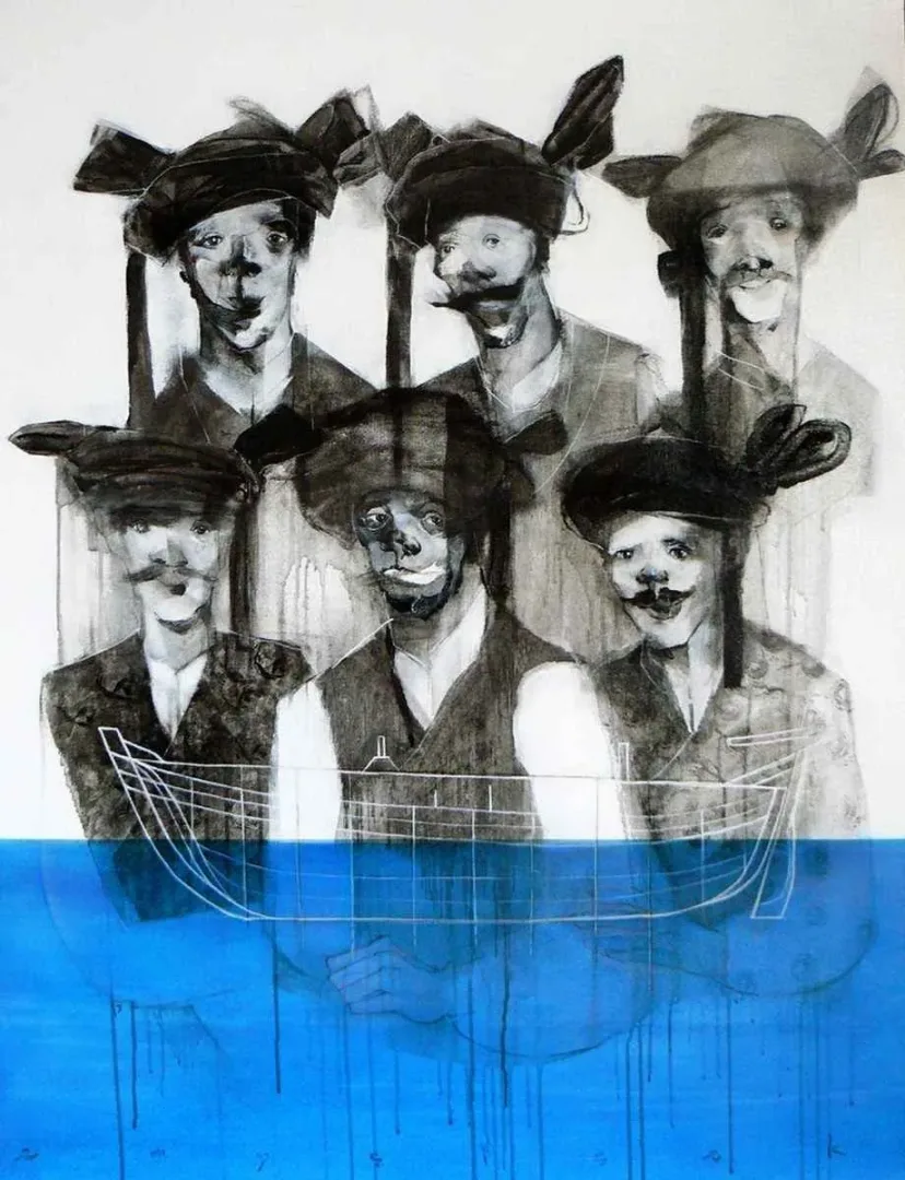 yakınlaştır "isimsiz" eseri ERCAN AYÇİÇEK tarafından 2013 yılında 93x72 cm ölçülerinde Tuval üzeri yağlı boya tekniği ile yapılmıştır.