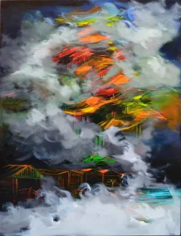 "isimsiz" eseri EKREM KUTLU tarafından 2013 yılında 93x72 cm ölçülerinde Tuval üzeri yağlı boya tekniği ile yapılmıştır.