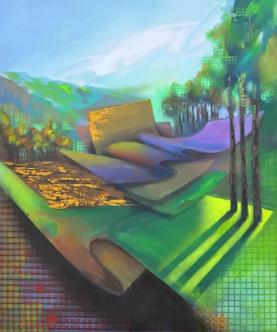 "isimsiz" eseri RIDVAN ÖZGÜR tarafından 2013 yılında 116x140 cm ölçülerinde Tuval üzeri yağlı boya tekniği ile yapılmıştır.