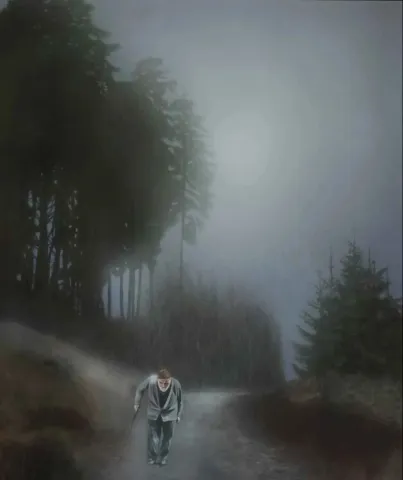 "isimsiz" eseri METİN KALKIZOĞLU tarafından 2013 yılında 140x116 cm ölçülerinde Tuval üzeri yağlı boya tekniği ile yapılmıştır.