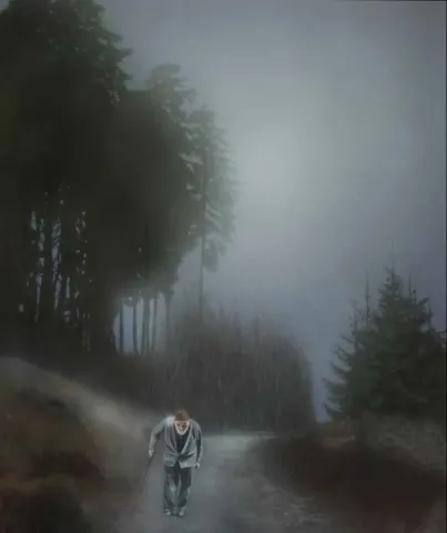 "isimsiz" eseri METİN KALKIZOĞLU tarafından 2013 yılında 140x116 cm ölçülerinde Tuval üzeri yağlı boya tekniği ile yapılmıştır.