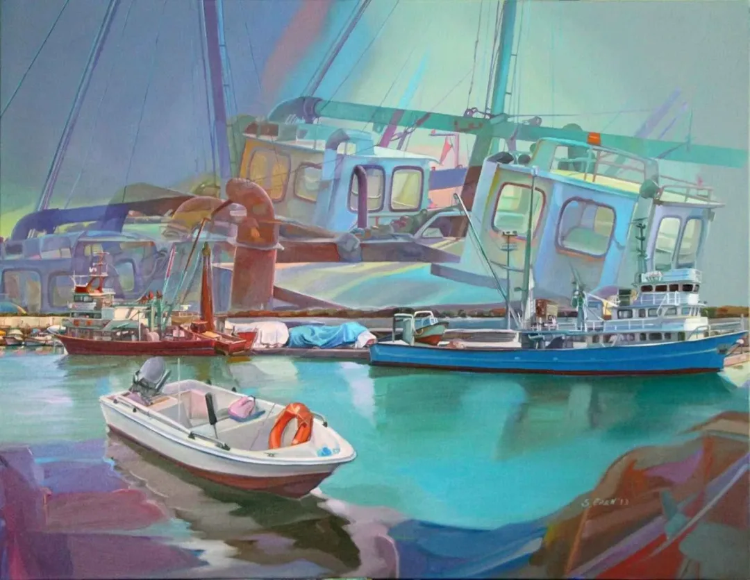"isimsiz" eseri SELDA EREN tarafından 2013 yılında 72x93 cm ölçülerinde Tuval üzeri yağlı boya tekniği ile yapılmıştır.