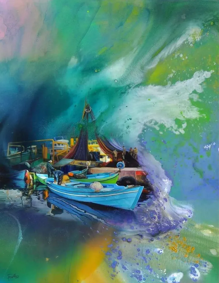 yakınlaştır "isimsiz" eseri TURGUT AKARSU tarafından 2013 yılında 93x72 cm ölçülerinde Tuval üzeri yağlı boya tekniği ile yapılmıştır.