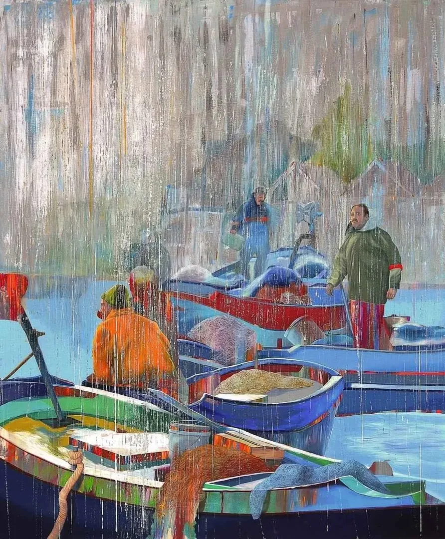 yakınlaştır "isimsiz" eseri ÜMİT TÜRK tarafından 2013 yılında 140x116 cm ölçülerinde Tuval üzeri yağlı boya tekniği ile yapılmıştır.