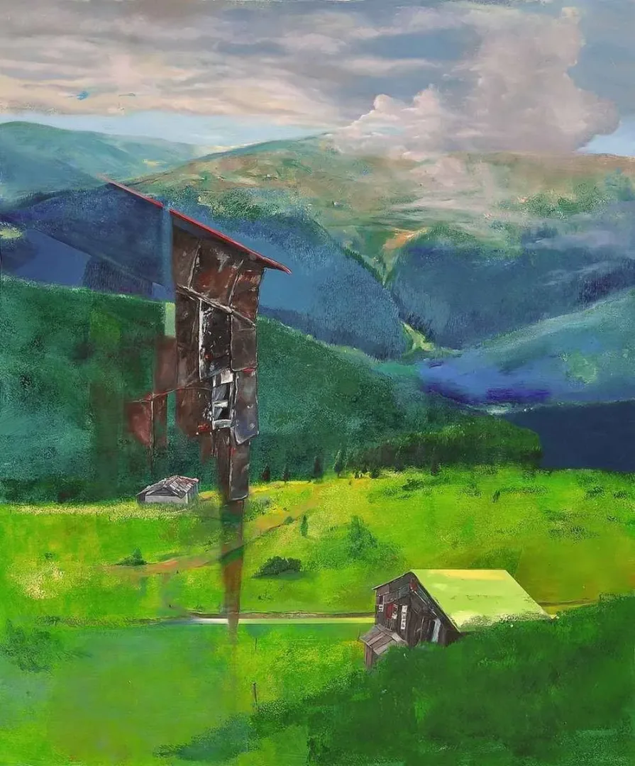 yakınlaştır "isimsiz" eseri ÜMİT TÜRK tarafından 2013 yılında 140x116 cm ölçülerinde Tuval üzeri yağlı boya tekniği ile yapılmıştır.