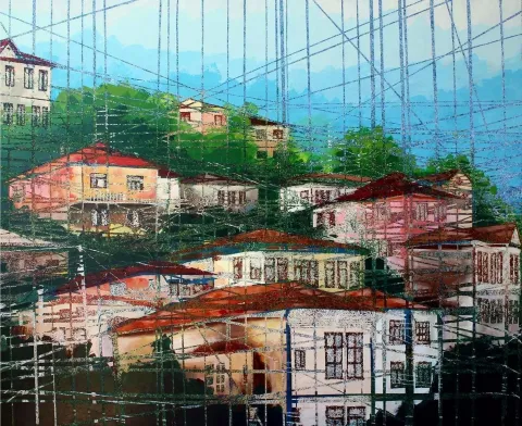 YASİN DAĞ — “isimsiz”, 2013 "isimsiz" eseri YASİN DAĞ tarafından 2013 yılında 116x140 cm ölçülerinde Tuval üzeri yağlı boya tekniği ile yapılmıştır.