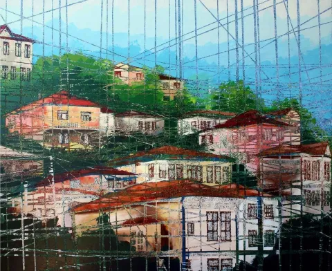 YASİN DAĞ — “isimsiz”, 2013 "isimsiz" eseri YASİN DAĞ tarafından 2013 yılında 116x140 cm ölçülerinde Tuval üzeri yağlı boya tekniği ile yapılmıştır.