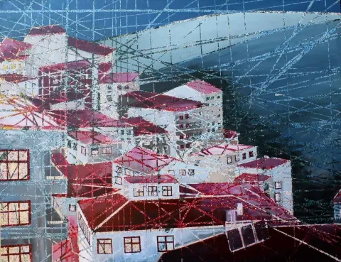 YASİN DAĞ — “isimsiz”, 2013 "isimsiz" eseri YASİN DAĞ tarafından 2013 yılında 72x93 cm ölçülerinde Tuval üzeri yağlı boya tekniği ile yapılmıştır.