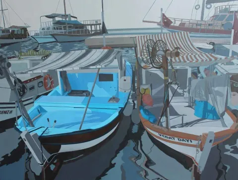 BERK ARIKAN — “isimsiz”, 2013 "isimsiz" eseri BERK ARIKAN tarafından 2013 yılında 72x93 cm ölçülerinde Tuval üzeri yağlı boya tekniği ile yapılmıştır.