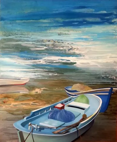 MEHMET YILDIRIM — “isimsiz”, 2013 "isimsiz" eseri MEHMET YILDIRIM tarafından 2013 yılında 140x116 cm ölçülerinde Tuval üzeri yağlı boya tekniği ile yapılmıştır.