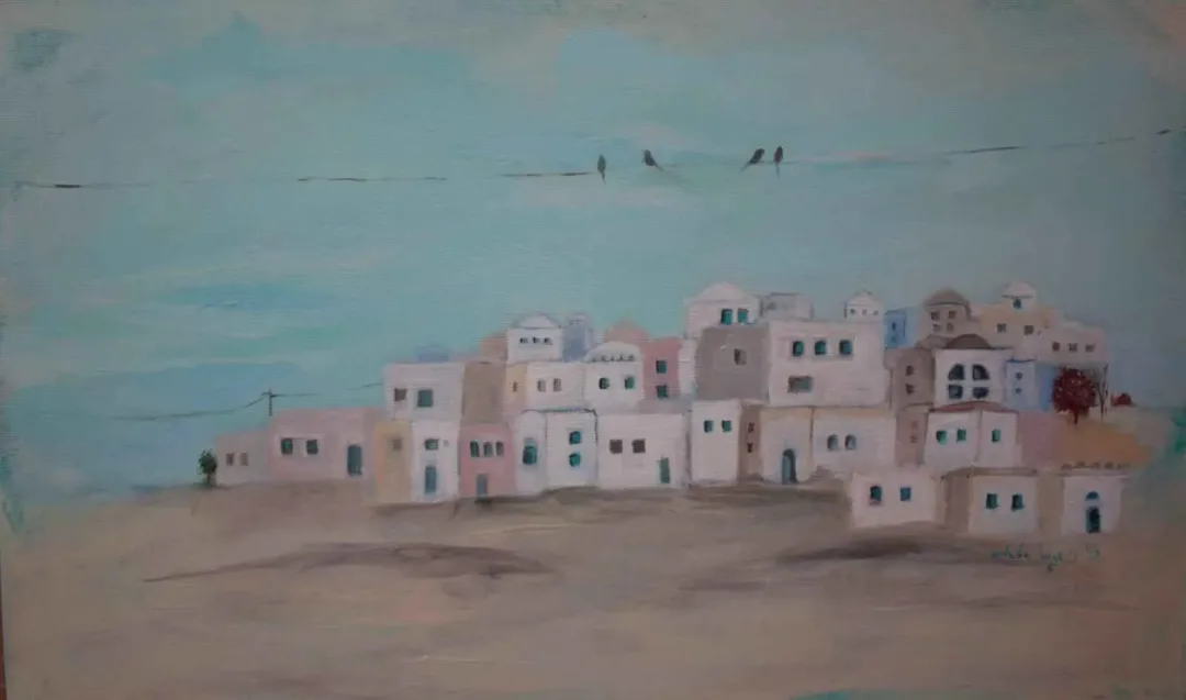 "İzlenimyorum - Tunus" eseri AYŞE TUBA BOYACI tarafından 2013 yılında 30x50 cm ölçülerinde Tuval üzeri akrilik boya tekniği ile yapılmıştır.