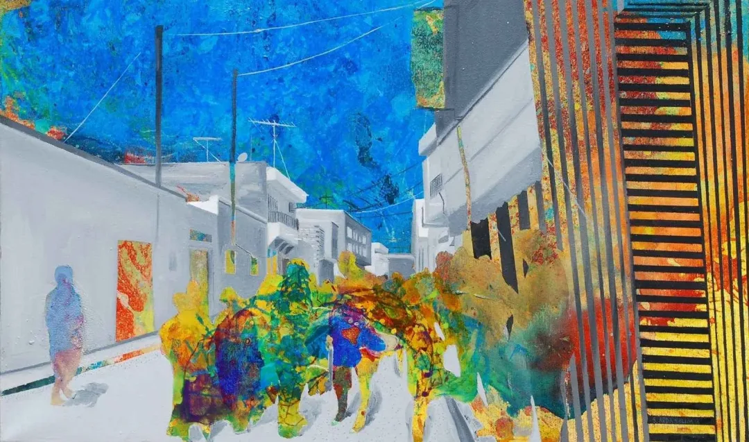 yakınlaştır "İzlenimyorum - Tunus" eseri ARDA SELİM tarafından 2013 yılında 30x50 cm ölçülerinde Tuval üzeri akrilik boya tekniği ile yapılmıştır.