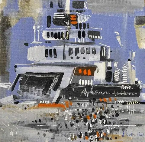 AYHAN ÇETİN — “isimsiz” "isimsiz" eseri AYHAN ÇETİN tarafından 20x20 cm ölçülerinde yapılmıştır.