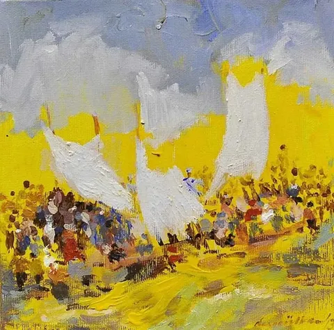 "isimsiz" eseri DERYA ÜLKER tarafından 20x20 cm ölçülerinde yapılmıştır.