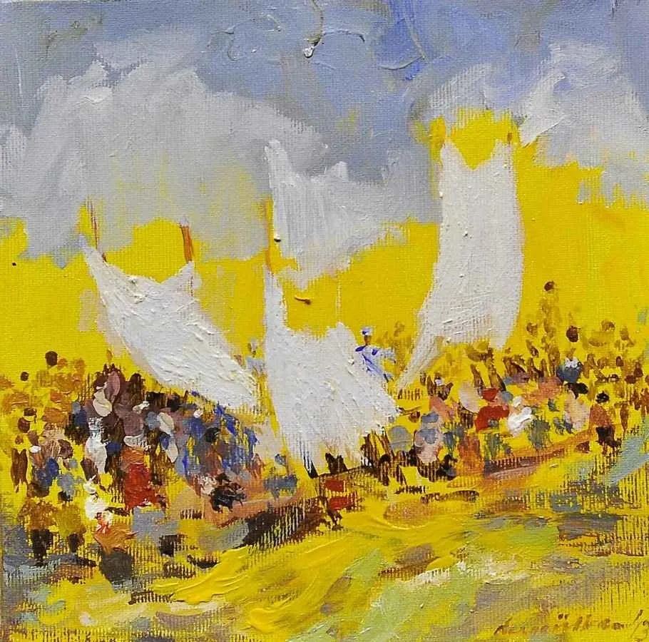 "isimsiz" eseri DERYA ÜLKER tarafından 20x20 cm ölçülerinde yapılmıştır.