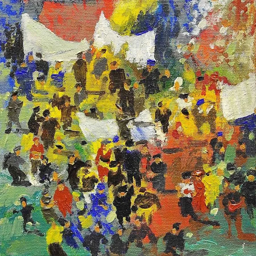 "isimsiz" eseri DERYA ÜLKER tarafından 20x20 cm ölçülerinde yapılmıştır.
