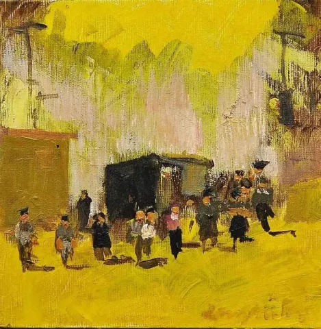 "isimsiz" eseri DERYA ÜLKER tarafından 20x20 cm ölçülerinde yapılmıştır.