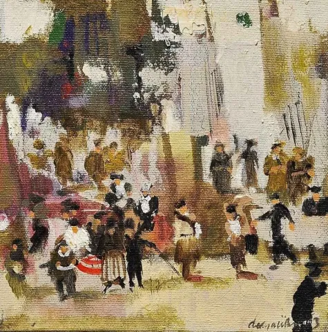 "isimsiz" eseri DERYA ÜLKER tarafından 20x20 cm ölçülerinde yapılmıştır.
