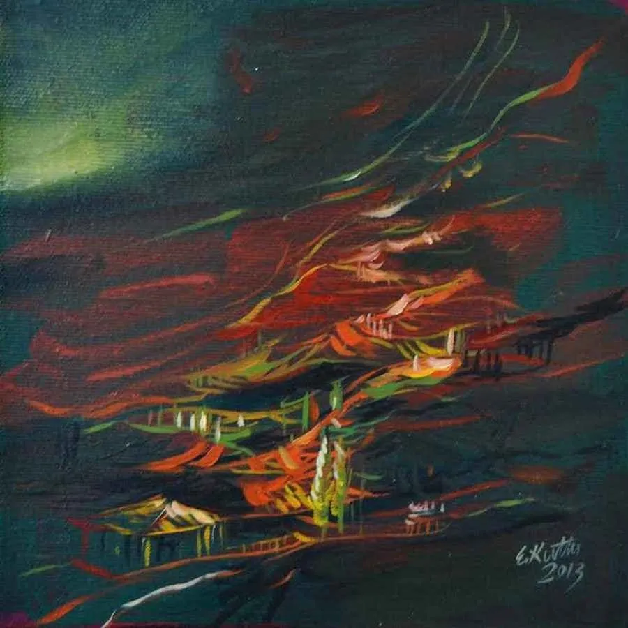 "isimsiz" eseri EKREM KUTLU tarafından 20x20 cm ölçülerinde yapılmıştır.
