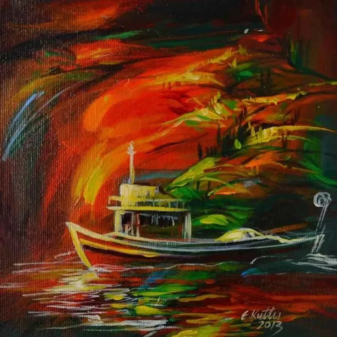 EKREM KUTLU — “isimsiz” "isimsiz" eseri EKREM KUTLU tarafından 20x20 cm ölçülerinde yapılmıştır.
