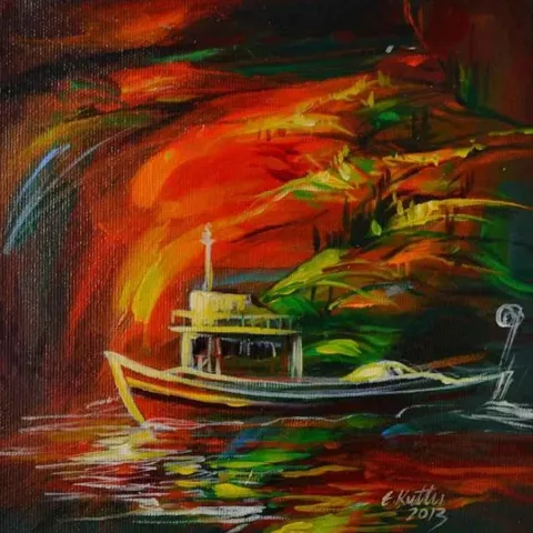 "isimsiz" eseri EKREM KUTLU tarafından 20x20 cm ölçülerinde yapılmıştır.