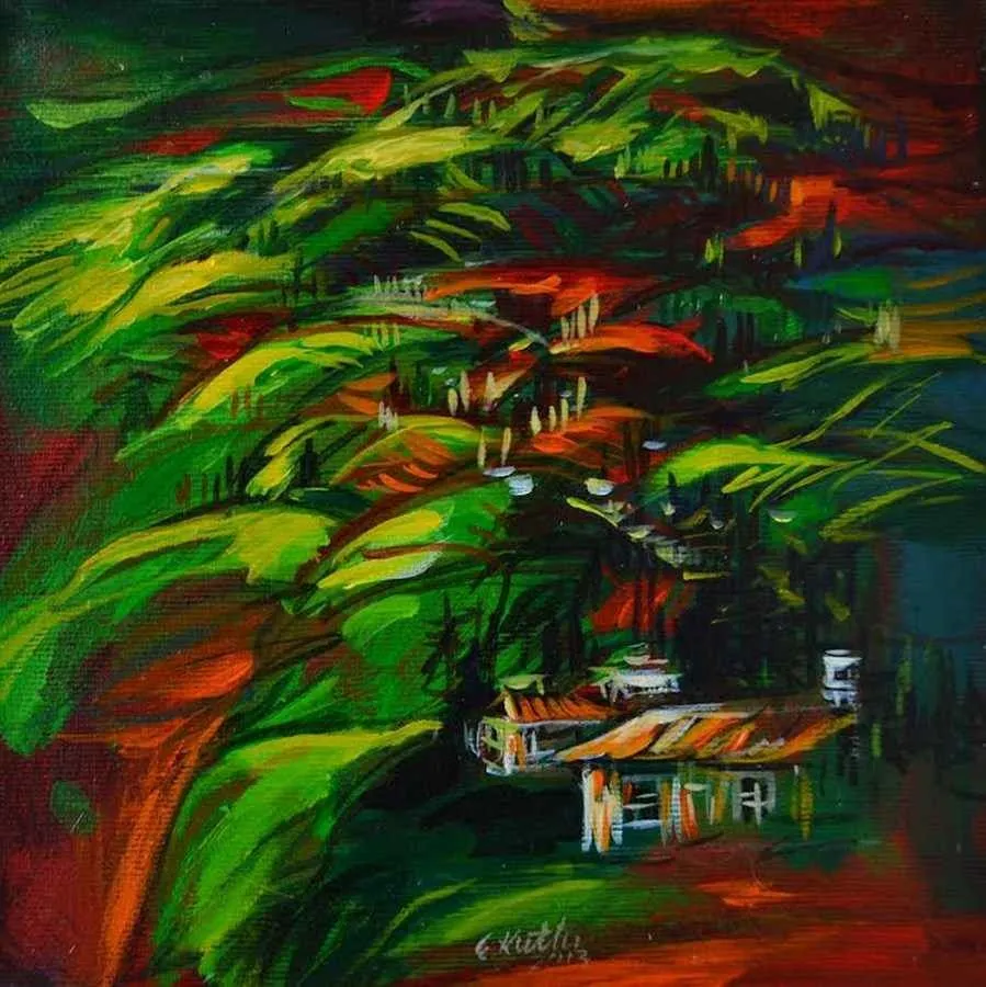 "isimsiz" eseri EKREM KUTLU tarafından 20x20 cm ölçülerinde yapılmıştır.