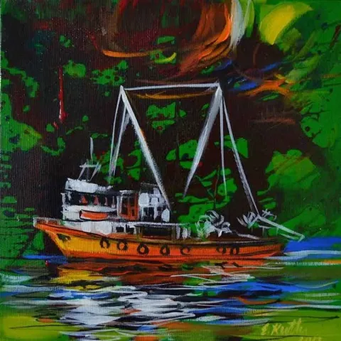 "isimsiz" eseri EKREM KUTLU tarafından 20x20 cm ölçülerinde yapılmıştır.