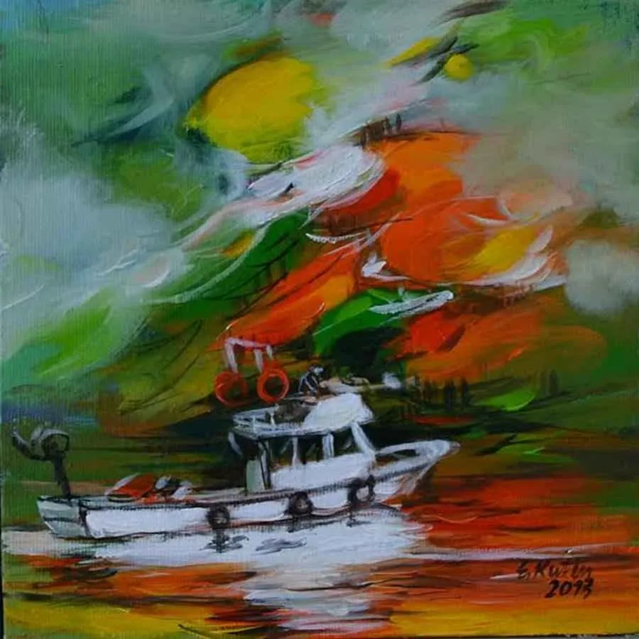 "isimsiz" eseri EKREM KUTLU tarafından 20x20 cm ölçülerinde yapılmıştır.