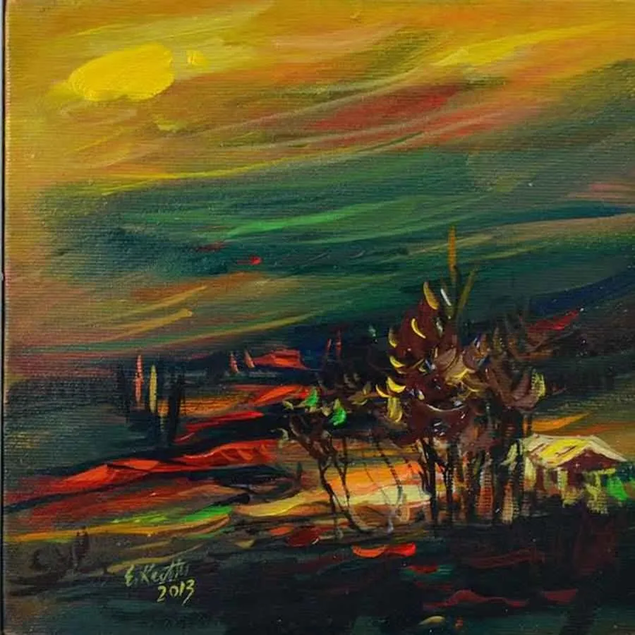 "isimsiz" eseri EKREM KUTLU tarafından 20x20 cm ölçülerinde yapılmıştır.