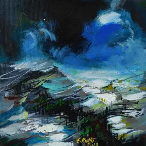 "isimsiz" eseri EKREM KUTLU tarafından 20x20 cm ölçülerinde yapılmıştır.