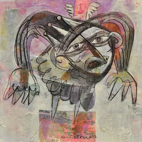 ERHAN LANPİR — “isimsiz” "isimsiz" eseri ERHAN LANPİR tarafından 20x20 cm ölçülerinde yapılmıştır.