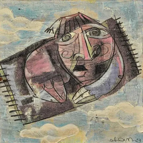 ERHAN LANPİR — “isimsiz” "isimsiz" eseri ERHAN LANPİR tarafından 20x20 cm ölçülerinde yapılmıştır.