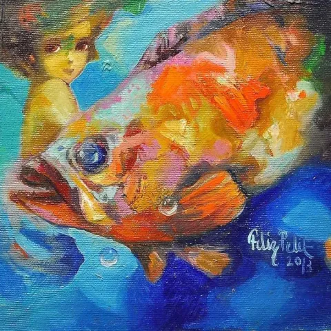 "isimsiz" eseri FİLİZ PELİT tarafından 20x20 cm ölçülerinde yapılmıştır.