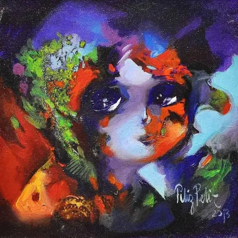 "isimsiz" eseri FİLİZ PELİT tarafından 20x20 cm ölçülerinde yapılmıştır.