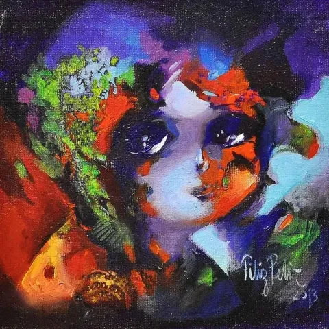 "isimsiz" eseri FİLİZ PELİT tarafından 20x20 cm ölçülerinde yapılmıştır.