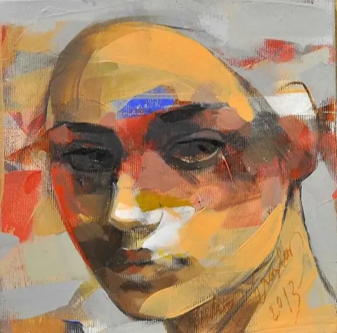 HAKAN ERASLAN — “isimsiz” "isimsiz" eseri HAKAN ERASLAN tarafından 20x20 cm ölçülerinde yapılmıştır.