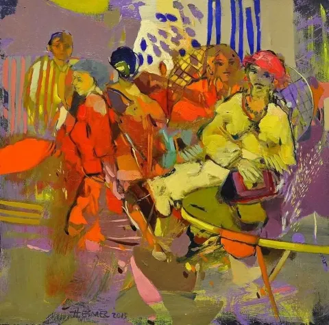 HAKAN ESMER — “isimsiz” "isimsiz" eseri HAKAN ESMER tarafından 20x20 cm ölçülerinde yapılmıştır.