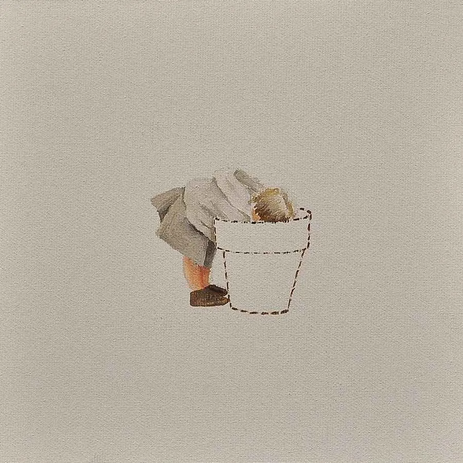 "isimsiz" eseri AYŞE TOPÇUOĞULLARI tarafından 20x20 cm ölçülerinde yapılmıştır.