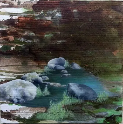 MEHMET YILDIRIM — “isimsiz” "isimsiz" eseri MEHMET YILDIRIM tarafından 20x20 cm ölçülerinde yapılmıştır.