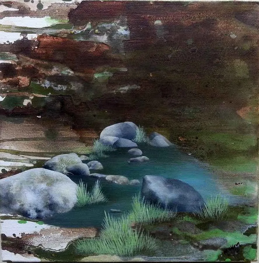 "isimsiz" eseri MEHMET YILDIRIM tarafından 20x20 cm ölçülerinde yapılmıştır.