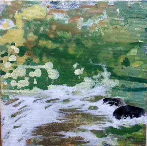 MEHMET YILDIRIM — “isimsiz” "isimsiz" eseri MEHMET YILDIRIM tarafından 20x20 cm ölçülerinde yapılmıştır.