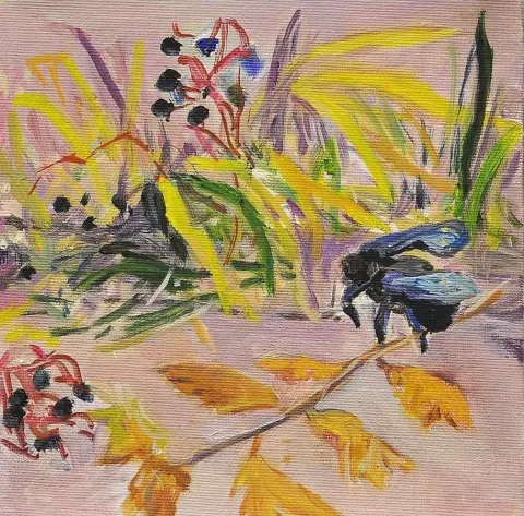 NİL KÖKEN — “isimsiz” "isimsiz" eseri NİL KÖKEN tarafından 20x20 cm ölçülerinde yapılmıştır.